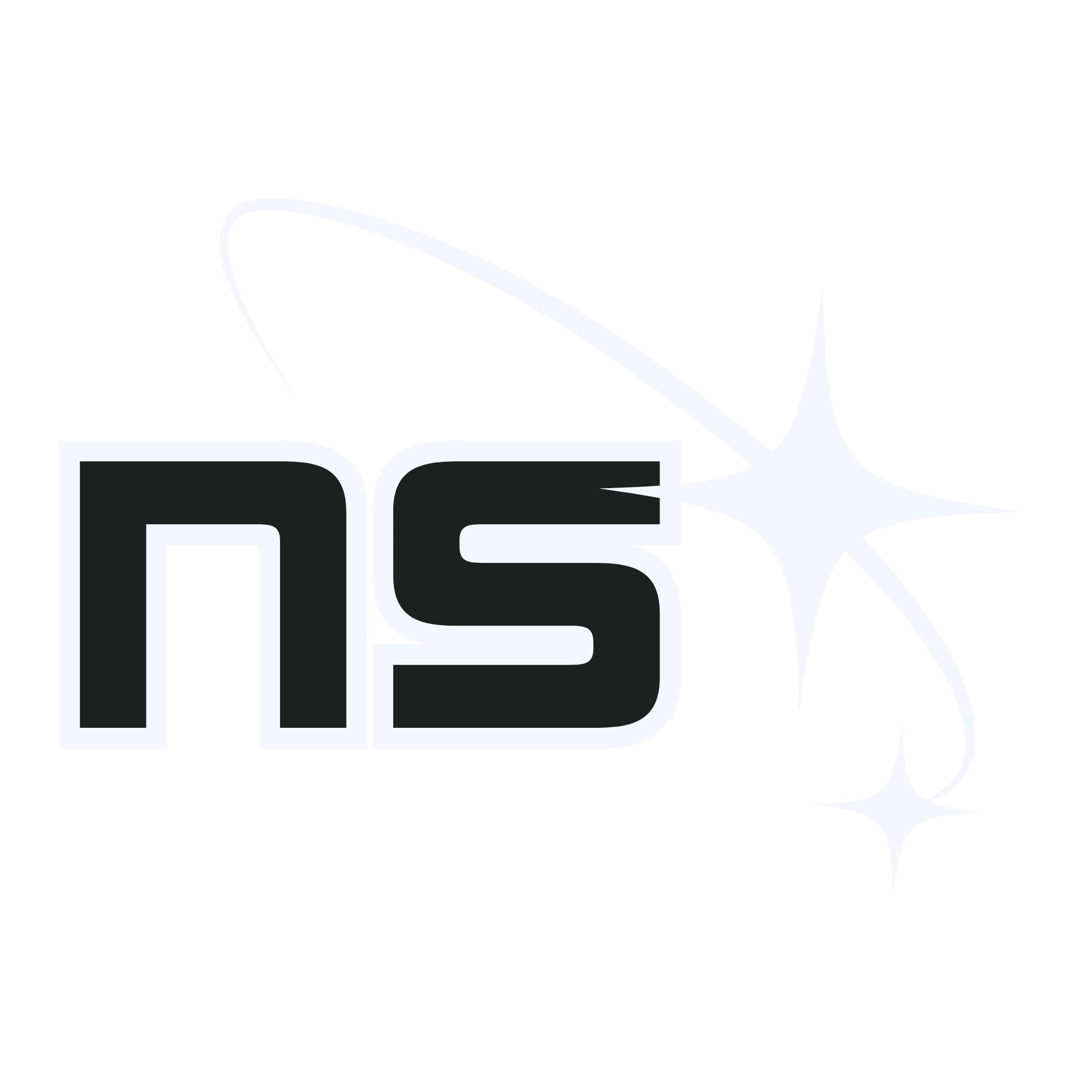 NorthStar NS monogram with orbit and stars